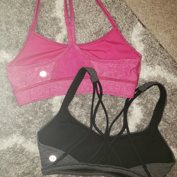●SOLD ON MERC●☆2 lulu bras☆ Size 2 VGUC - Picture 10 of 12